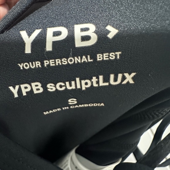 Abercrombie and Fitch YPB Sculpt Luxe Black Strappy Dress w/Shorts size Small - Picture 3 of 5